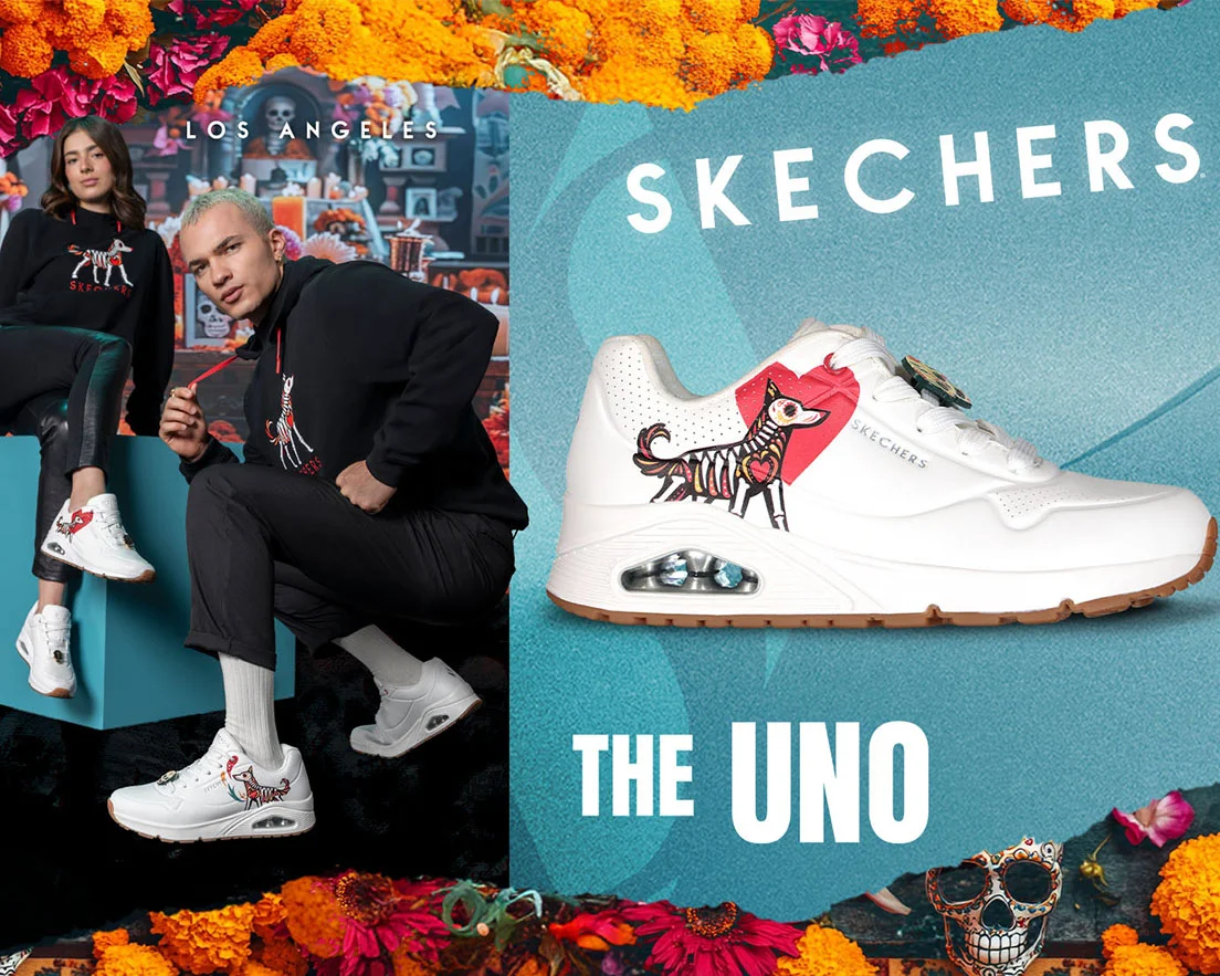 tenis skechers dia de muertos en mexico